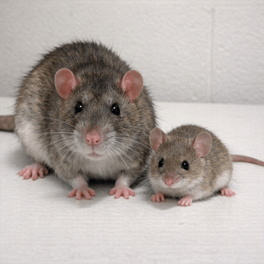 Ratte und Maus als typische Nagetierschädlinge